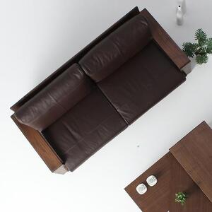 ソファ マロン200 ウォールナット 無垢 本革 WAプラス 福岡県 大川市