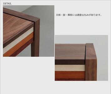 ドレッサー PASTEL750 パステル デスク 兼用 ウォールナット 福岡県 大川市 WAプラス