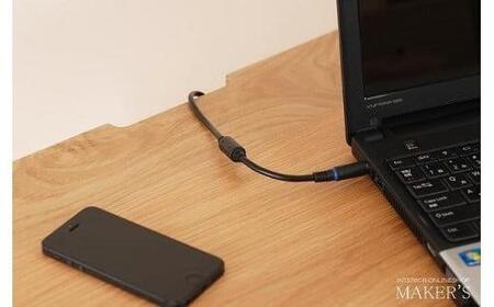 ライトデスク 110×50×72 オーク無垢材 リモートワーク・テレワーク・学習に 大川市