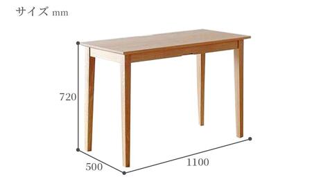 ライトデスク 110×50×72 オーク無垢材 リモートワーク・テレワーク・学習に 大川市