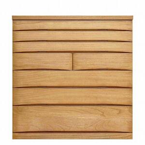 チェスト タンス 幅118-7段「桐蔵」ナチュラル色 たとう紙 着物 衣類収納 桐箪笥 総桐箪笥 鍵付き 桐ダンス 婚礼 大川家具【丸田木工】