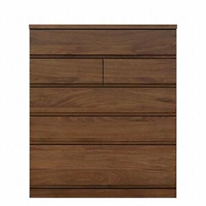 チェスト タンス 幅88 5段 奥行44 ウォールナット 無垢 桐たんす 桐箪笥 箪笥 木製 婚礼 衣類収納 大川家具 丸田木工 ミンクス