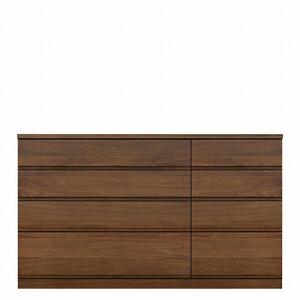 チェスト タンス 幅148 4段 奥行44 ウォールナット 無垢 桐たんす 桐箪笥 箪笥 木製 婚礼 衣類収納 大川家具 丸田木工 ミンクス