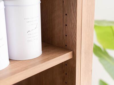 エルブロック パーティションシェルフLb オーク 幅96 奥行き29 高さ124
