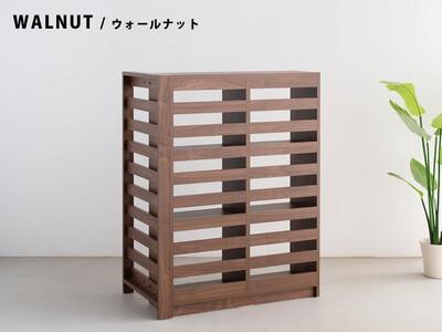 エルブロック パーティションシェルフLb ウォールナット 幅96 奥行き29 高さ124