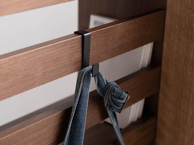 エルブロック パーティションシェルフHa ウォールナット 幅66 奥行き25 高さ160