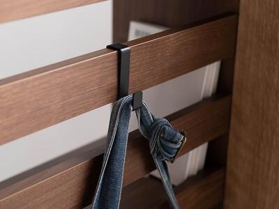 エルブロック パーティションシェルフHb ウォールナット 幅66 奥行き29 高さ160