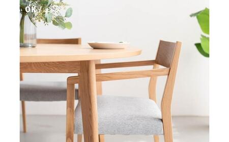 オーク ダイニングチェア DCジャンブル02AC アネルカグレー