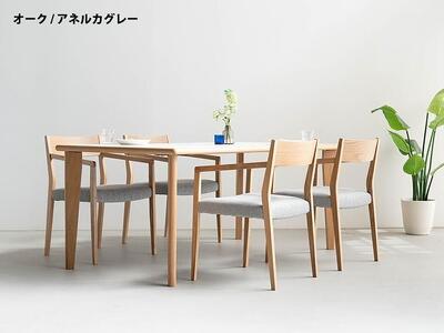 DTMM01-06 DC02 アネルカグレー オーク 5点 ダイニングセット