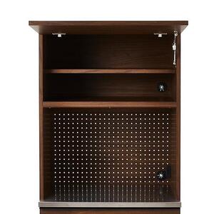 ダイニングボード オウル 70サイズ　上：レンジボード＋下：ダスト／ウォールナット