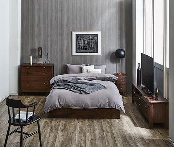 ベッドフレーム カゲヌイ ダブル【ウォールナット】