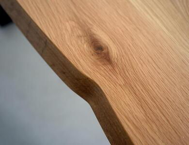 テーブル　一枚板　ダイニング　耳付　PRIMO　150ｘ80　オーク材　辻製作所