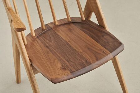 ダイニングチェア OTTE オーク ウォールナット 無垢 板座 大川市 辻製作所