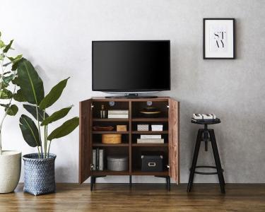 キャビネット フィスバ 80 ブラウン