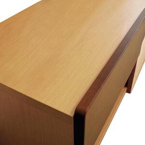 TVボード 135 オスロ 天然木 魅せる収納