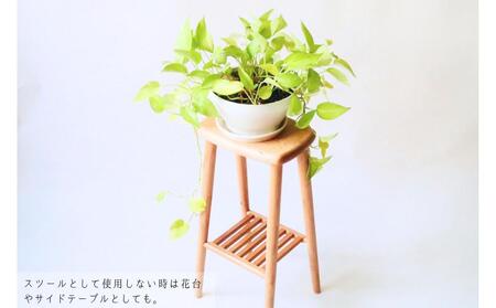 キッチンハイスツール ブラックチェリー材【大川家具】