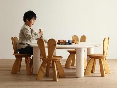 ピッコロ ジョカーレサークルテーブル119ハイ:キッズグリーン