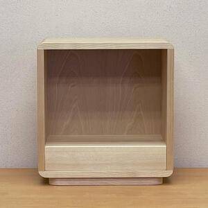ペット仏壇 01(樺桜)無垢 オイルフィニッシュ 本体のみ 引き出し付き おしゃれ かわいい 国産 日本製 デザイン インテリア リビング シンプル 家具調 上置き