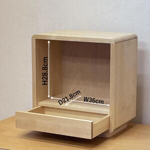 ペット仏壇 01(樺桜)無垢 オイルフィニッシュ 本体のみ 引き出し付き おしゃれ かわいい 国産 日本製 デザイン インテリア リビング シンプル 家具調 上置き