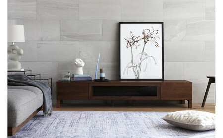 【開梱設置】高野木工 LECCE レッチェ 164TVボード ウォルナット (黒ガラス) 【10年保証】