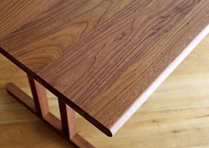 【開梱設置】高野木工 ARCO アルコ ダイニングテーブル ウォルナット W150×D80cm 【10年保証】