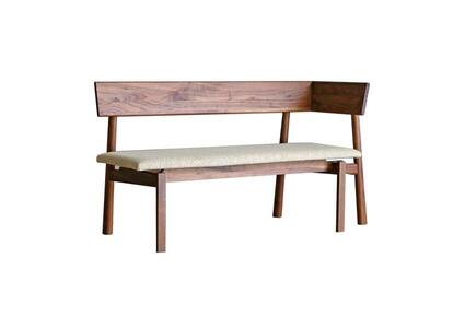 【開梱設置】高野木工 ARCO アルコ ダイニングコーナーソファ ウォルナット W135cm コーナー：右 チャート6：キャメル 【10年保証】