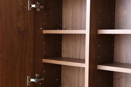 【開梱設置】高野木工 LECCE レッチェ 80薄型キャビネット ウォルナット 【10年保証】