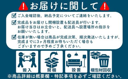 【開梱設置】高野木工 LECCE レッチェ 120ワードローブ WO (ミラー付き)【10年保証】
