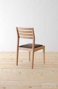 2脚セット　ダイニングチェア ノルディカB オーク無垢材【福岡県・辻製作所】