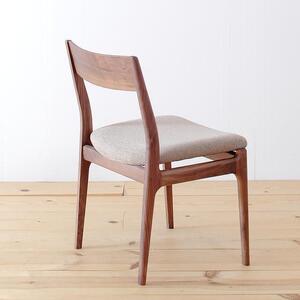 2脚セット ダイニングチェア パイク肘無WN ウォールナット 大川市 WAプラス