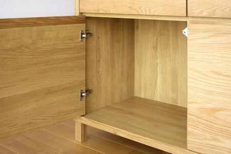 【開梱設置】高野木工 CANO カノ 85トールカップボード ホワイトオーク【10年保証】