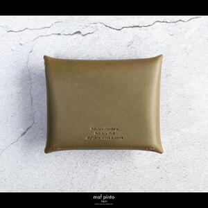 maf pinto (マフ ピント) ミニ財布 コンパクト ウォレット 小銭入れ オリーブ レザー 本革 日本製