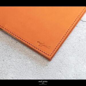 maf pinto (マフ ピント) ノートカバー B5サイズ オレンジシュリンク レザー 本革 日本製