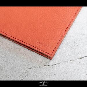 maf pinto (マフ ピント) ノートカバー B5サイズ レッドシュリンク レザー 本革 日本製