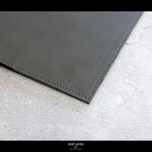 maf pinto (マフ ピント) ノートカバー B5サイズ グレー レザー 本革 日本製
