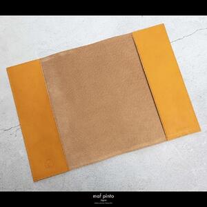 maf pinto (マフ ピント) ノートカバー B5サイズ イエロー レザー 本革 日本製