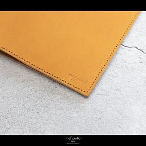 maf pinto (マフ ピント) ノートカバー B5サイズ イエロー レザー 本革 日本製