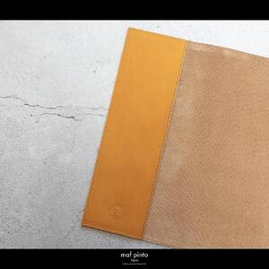 maf pinto (マフ ピント) ノートカバー B5サイズ イエロー レザー 本革 日本製