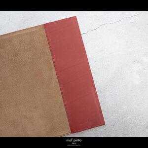 maf pinto (マフ ピント) ノートカバー B5サイズ レッド レザー 本革 日本製