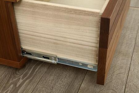 大川家具 ノート120TVボード左引出し ウォールナット 台輪