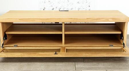 大川家具 ジャギー120TVボード1枚扉 オーク(ナラ) 台輪