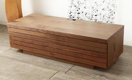 大川家具 ノート120TVボード1枚扉 ウォールナット 台輪