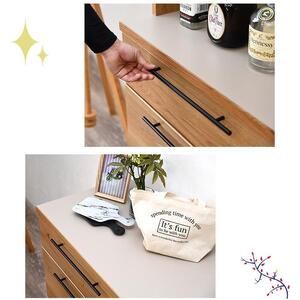 キッチンカウンター ロータイプ レンジラック 食器棚 幅105 引出し おしゃれ  大川 家具