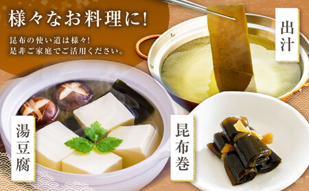 【1等検昆布の他、豊富な種類をご用意!!】日高昆布セットA