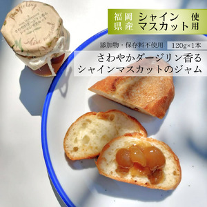 DD-009_行橋産シャインマスカット使用　ダージリン香るシャインマスカットのジャム　120g×1本 11,840円