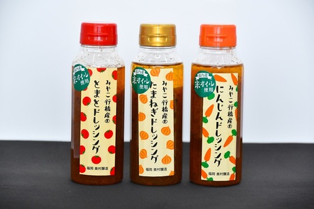 AI-008 行橋の地野菜ドレッシング3本セット