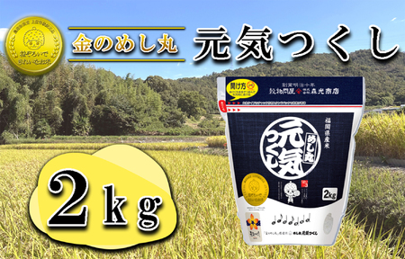 CE-107_令和７年米　金のめし丸元気つくし ２Kg（１袋）