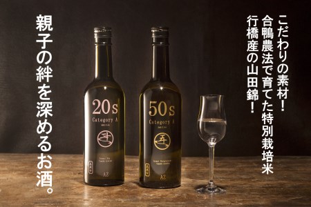 AP-008 親子の絆を深めるお酒。純米酒20s・純米大吟醸50sの日本酒セット