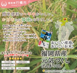 AF-007 福岡県産元気つくし【無洗米】5kg