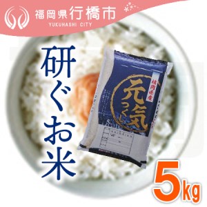 AF-018　福岡県産元気つくし【研ぐお米】5kg